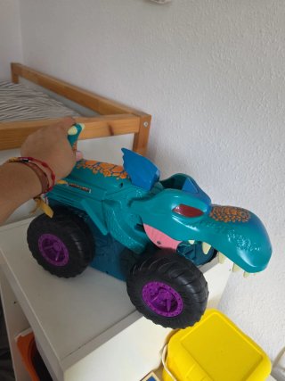 Camión Monstruo Hot Wheels Dinosaurio