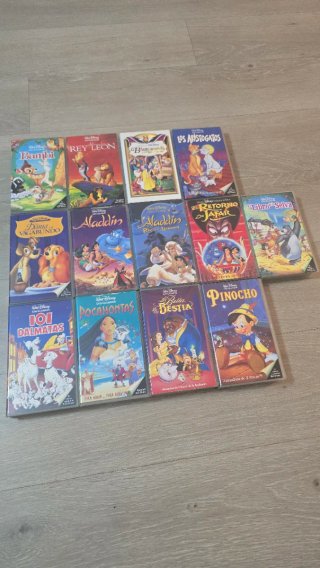 Lote Películas Disney VHS Clásicos