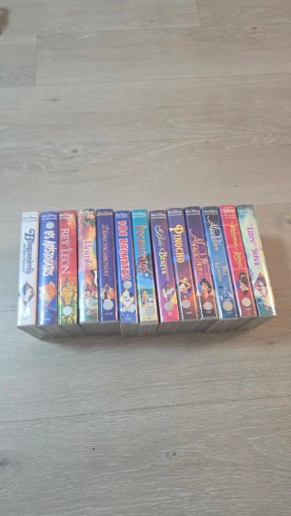 Lote Películas Disney VHS Clásicos