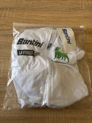 Maillot Santini Plenitude La Vuelta 22 Blanco