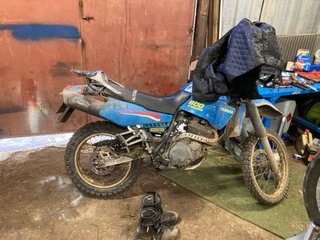 Yamaha XT 600 Azul