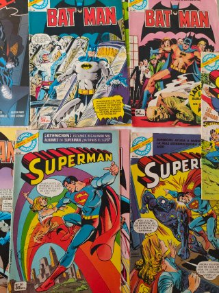 22 Cómics Bruguera Supermán, Batman, flash 1979-80