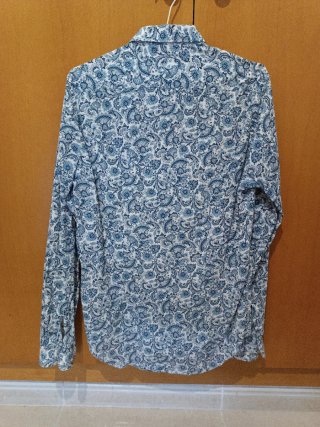 Camisa Zara Man Estampada Manga Larga