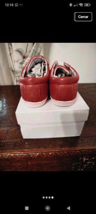Zapatillas rojas talla 40