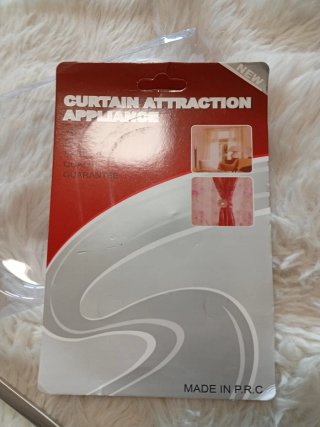 Abrazaderas para cortinas plateadas