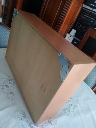 Vitrina Antraix Colgable Madera y Cristal