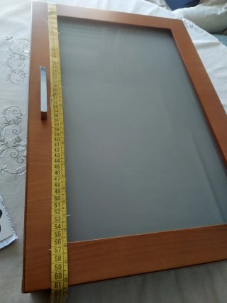 Vitrina Antraix Colgable Madera y Cristal