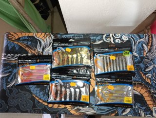 Lotes de vinilos para pesca Savage Gear