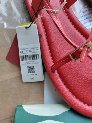Sandalias Parfois Coral/rojoTalla 38 Nuevas