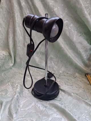Lampada vintage metallo e plastica