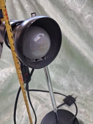 Lampada vintage metallo e plastica