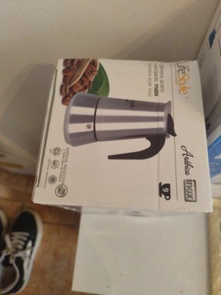 Cafetera Italiana Lifestyle 9 Tazas Acero Inox