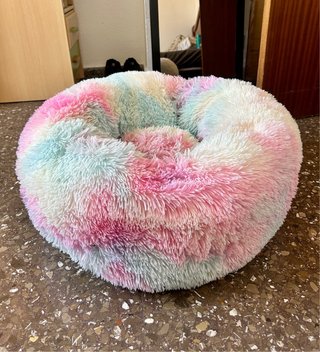 Cama Mascota Grande Suave Multicolor