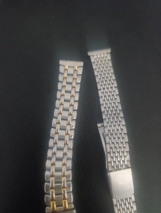 2 armis correa reloj mujer oro y plata