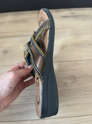 Chanclas Safari Mujer Beige/Marrón