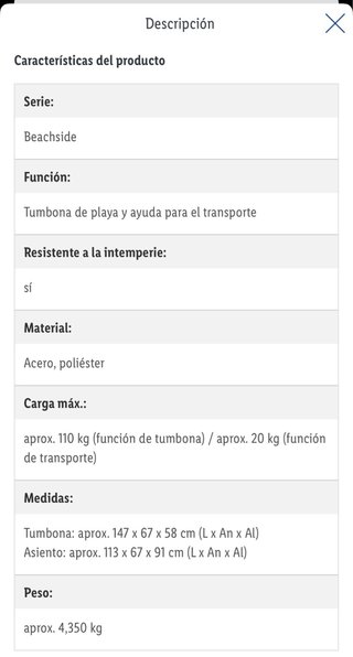 Dos Hamacas de Playa con Ruedas de transporte