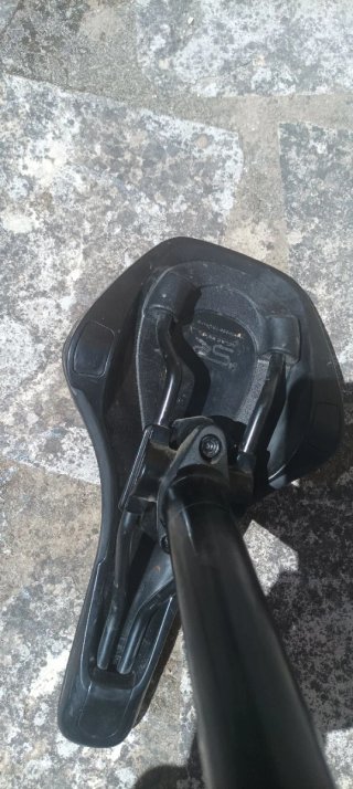 Tija telescópica para bicicleta