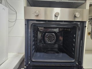 Conjunto vitrocerámica, horno y mueble cocina