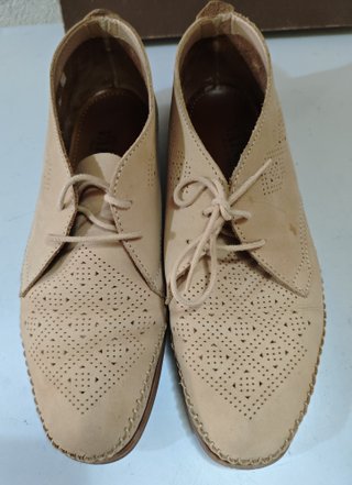 Mocassini Vainer Pelle Beige Made in Italy