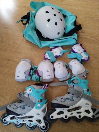 Patines Oxelo Talla 29-32 + Protecciones