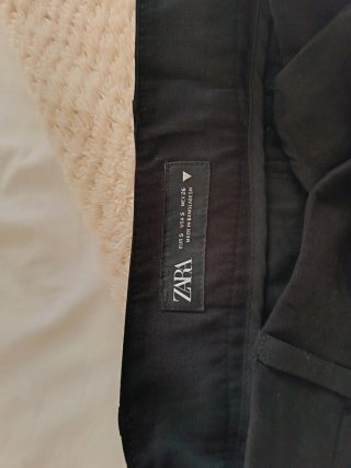 Pantalón ancho Zara negro