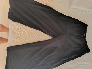 Pantalón ancho Zara negro