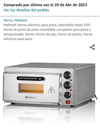 Horno para pizza Mahlzeit