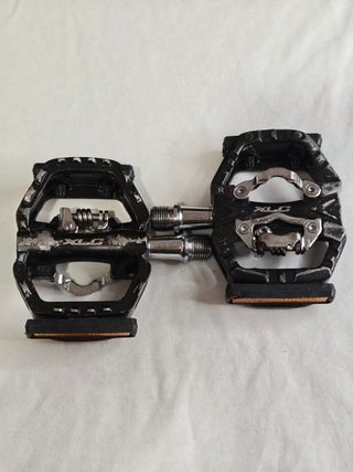 Pedales mixtos XLC aluminio MTB