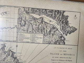 Cuadro Mapa Antiguo Menorca John Armstrong