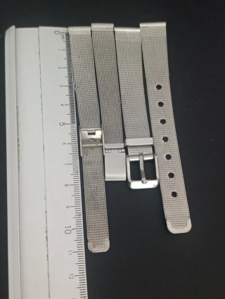 2 Correas/Brazaletes Reloj Malla Metálica Vintage