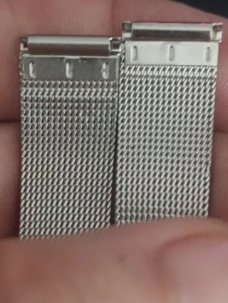 2 Correas/Brazaletes Reloj Malla Metálica Vintage