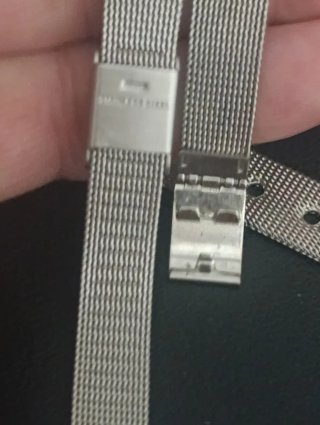 2 Correas/Brazaletes Reloj Malla Metálica Vintage