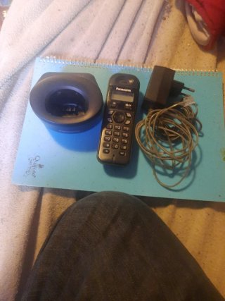 Teléfono Inalámbrico Panasonic Negro/Gris