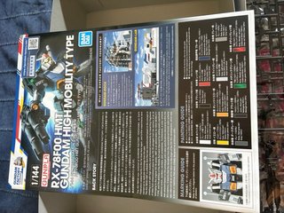 Maqueta Gundam japonesa RX-78F00 de Gundam Factory
