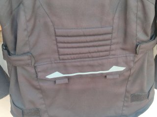 Chaqueta de moto SWT negra talla L