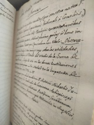 Libro antiguo Manuscrito S.XVIII Firmado