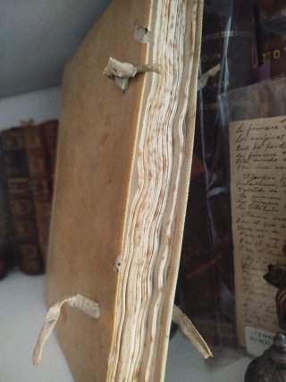 Libro antiguo Manuscrito S.XVIII Firmado