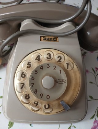 Telefono SIP vintage beige