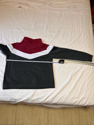 Lote 4 felpe: beige, grigio, multicolore, rosso