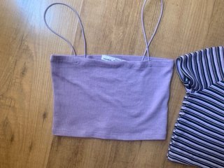Lote 2 Tops Lila Talla Única