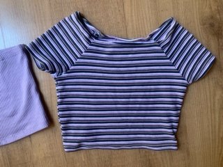 Lote 2 Tops Lila Talla Única