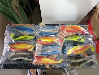 Vinilos pesca variados