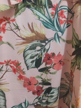 Blusa tirantes estampado flores tropical