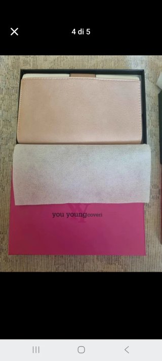 Portafoglio donna Coveri beige e verde