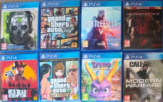 PS4 Pro 1TB+Mando+8 Juegos (último modelo de ps4)