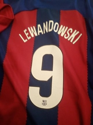 Camiseta FC Barcelona Lewandowski Talla 28