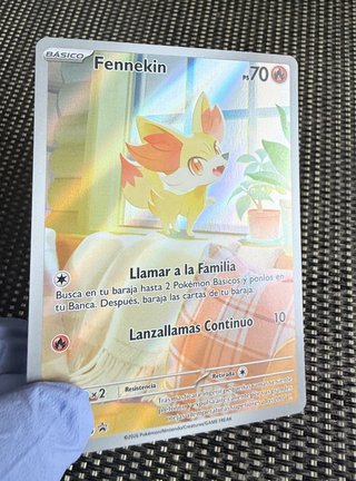 Carta Pokémon Fennekin MEP 080 Promo Holo ES