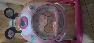 Andador bebé Minnie Mouse rosa 2 en 1