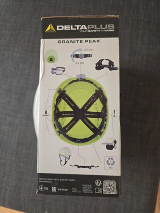 Casco Delta Plus Granite Peak Bianco