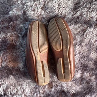 Mocasines Orilla Piel Marrón Talla 41